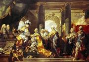 Gabriel-Francois Doyen Louis XVI recoit a Reims les hommages des chevaliers du Sweden oil painting artist